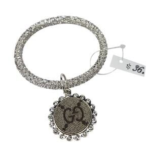 Sandra Ling Designs Authentic Upcycled Pave Charm Bracelet NEW